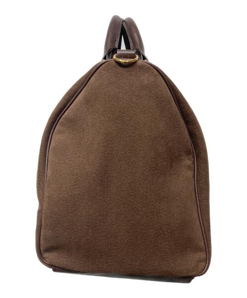 SITA PARANTICA（シータパランティカ）sita parantica (シータパランティカ) Border Boston Bag ブラウンの古着・服飾アイテム