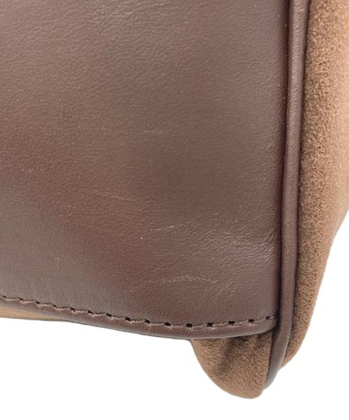 SITA PARANTICA（シータパランティカ）sita parantica (シータパランティカ) Border Boston Bag ブラウンの古着・服飾アイテム