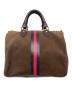 sita parantica（シータパランティカ）の古着「Border Boston Bag」｜ブラウン