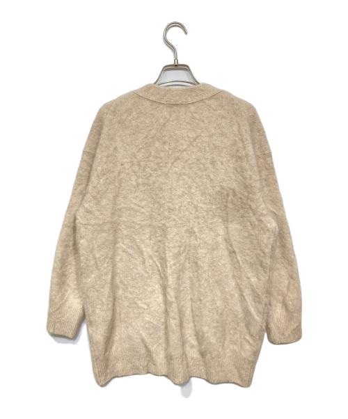 OHGA（オオガ）OHGA (オオガ) ラクーンカーディガン ベージュ サイズ:Fの古着・服飾アイテム