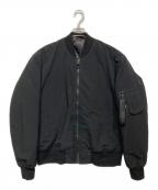 DOLCE & GABBANAドルチェ＆ガッバーナ）の古着「ライナー付 MA-1ボンバージャケット」｜ブラック