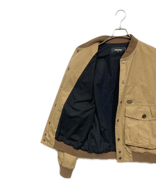 DSQUARED2（ディースクエアード）DSQUARED2 (ディースクエアード) フライトジャケット ブラウン サイズ:46の古着・服飾アイテム