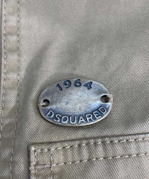 DSQUARED2（ディースクエアード）DSQUARED2 (ディースクエアード) フライトジャケット ブラウン サイズ:46の古着・服飾アイテム