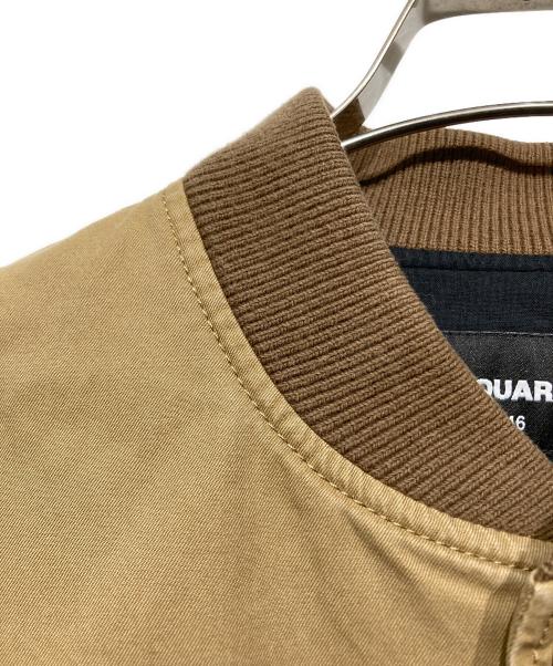 DSQUARED2（ディースクエアード）DSQUARED2 (ディースクエアード) フライトジャケット ブラウン サイズ:46の古着・服飾アイテム