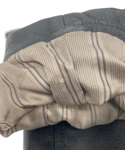 BANANA REPUBLIC（バナナリパブリック）BANANA REPUBLIC (バナナリパブリック) ラムレザーシングルライダースジャケット ブラック サイズ:XLの古着・服飾アイテム