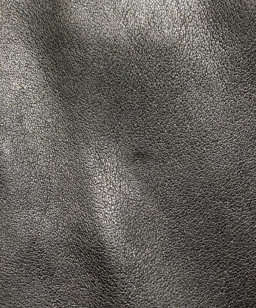 BANANA REPUBLIC（バナナリパブリック）BANANA REPUBLIC (バナナリパブリック) ラムレザーシングルライダースジャケット ブラック サイズ:XLの古着・服飾アイテム