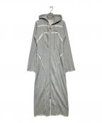 PRANK PROJECTプランクプロジェクト）の古着「Zip Hood Sweatshirt One Piece」｜グレー