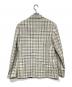 AMI PARIS (アミ パリス) Check Wool Semi-Lined Jacket ホワイト×ブラック サイズ:48：25000円