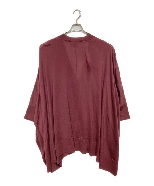 Vivienne Westwood RED LABEL（ヴィヴィアンウエストウッドレッドレーベル）Vivienne Westwood RED LABEL (ヴィヴィアンウエストウッドレッドレーベル) オーブ刺繍ワイドカーディガン レッド サイズ:00の古着・服飾アイテム