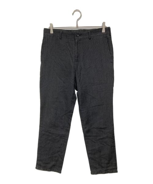 COMME des GARCONS HOMME（コムデギャルソン オム）COMME des GARCONS HOMME (コムデギャルソン オム) ストライプパンツ ブラック サイズ:Sの古着・服飾アイテム