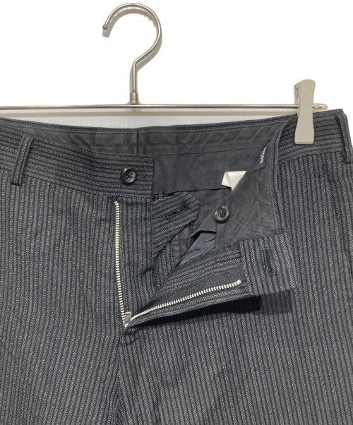 COMME des GARCONS HOMME（コムデギャルソン オム）COMME des GARCONS HOMME (コムデギャルソン オム) ストライプパンツ ブラック サイズ:Sの古着・服飾アイテム