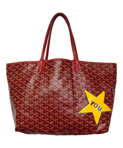 GOYARD（ゴヤール）GOYARD (ゴヤール) サンルイPM トートバッグ レッドの古着・服飾アイテム