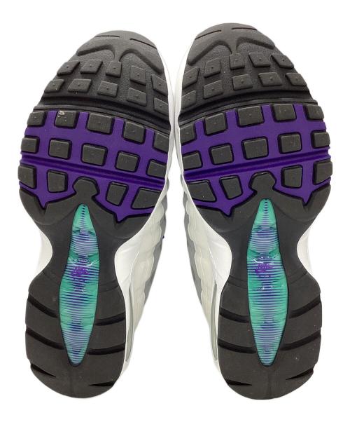 NIKE（ナイキ）NIKE (ナイキ) Air Max 95 grape ホワイト×パープル サイズ:28.5の古着・服飾アイテム