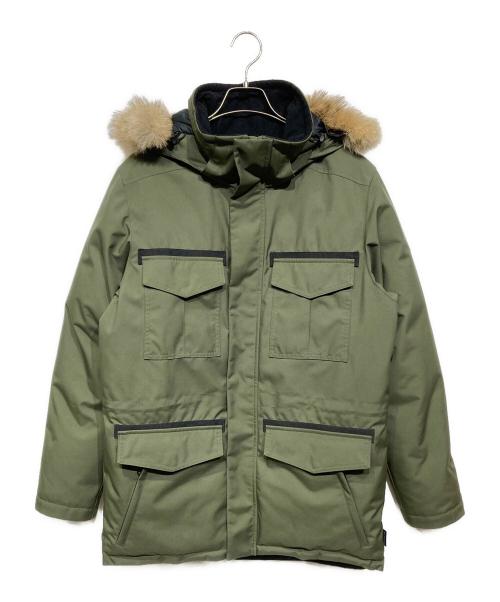 QUARTZ（クオーツ）QUARTZ (クオーツ) 4ポケットダウンジャケット グリーン サイズ:Sの古着・服飾アイテム