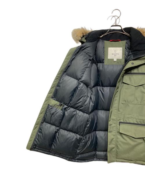 QUARTZ（クオーツ）QUARTZ (クオーツ) 4ポケットダウンジャケット グリーン サイズ:Sの古着・服飾アイテム