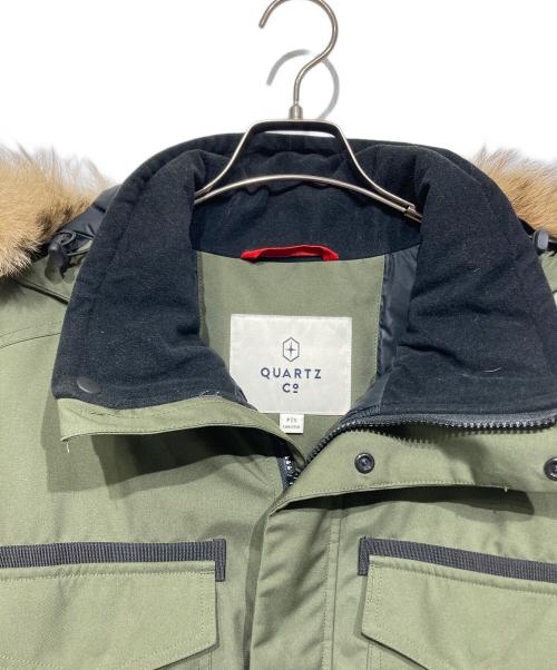 QUARTZ（クオーツ）QUARTZ (クオーツ) 4ポケットダウンジャケット グリーン サイズ:Sの古着・服飾アイテム