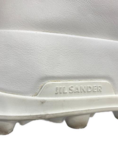 JIL SANDER（ジルサンダー）JIL SANDER (ジルサンダー) ORB LOW TOP SNEAKER ホワイト サイズ:39の古着・服飾アイテム