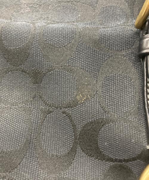 COACH（コーチ）COACH (コーチ) シグネチャートートバッグ ブラックの古着・服飾アイテム