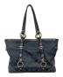 COACH (コーチ) シグネチャートートバッグ ブラック：12000円