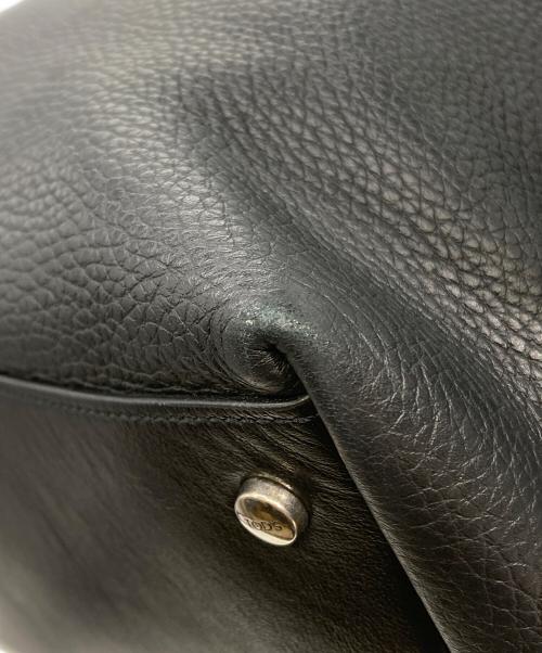 TOD'S（トッズ）TOD'S (トッズ) T-LION トートバッグ ブラックの古着・服飾アイテム