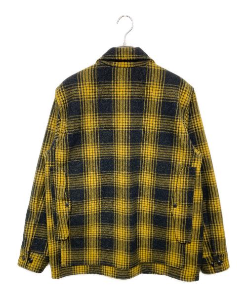 FILSON（フィルソン）FILSON (フィルソン) マッキーノクルーザーウールジャケット ブラック×イエロー サイズ:Mの古着・服飾アイテム