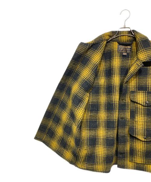 FILSON（フィルソン）FILSON (フィルソン) マッキーノクルーザーウールジャケット ブラック×イエロー サイズ:Mの古着・服飾アイテム