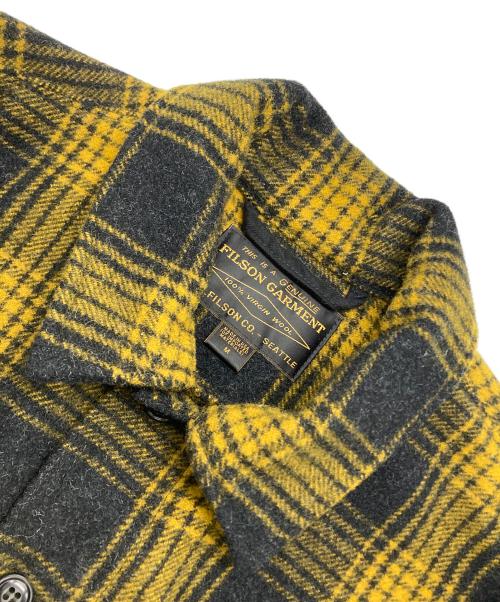FILSON（フィルソン）FILSON (フィルソン) マッキーノクルーザーウールジャケット ブラック×イエロー サイズ:Mの古着・服飾アイテム