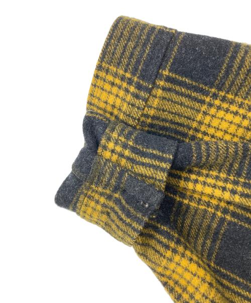 FILSON（フィルソン）FILSON (フィルソン) マッキーノクルーザーウールジャケット ブラック×イエロー サイズ:Mの古着・服飾アイテム