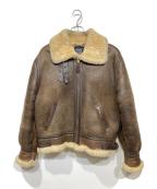 SCHOTT BROS.ショットブロス）の古着「TYPE B-3 ムートンジャケット」｜ブラウン