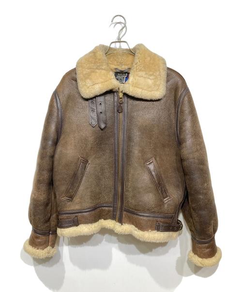 SCHOTT BROS.（ショットブロス）SCHOTT BROS. (ショットブロス) TYPE B-3 ムートンジャケット ブラウン サイズ:42の古着・服飾アイテム