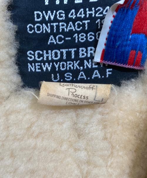 SCHOTT BROS.（ショットブロス）SCHOTT BROS. (ショットブロス) TYPE B-3 ムートンジャケット ブラウン サイズ:42の古着・服飾アイテム
