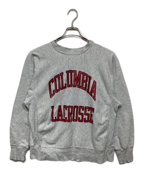 Champion（チャンピオン）Champion (チャンピオン) 両面プリントリバースウィーブスウェット グレー サイズ:Lの古着・服飾アイテム