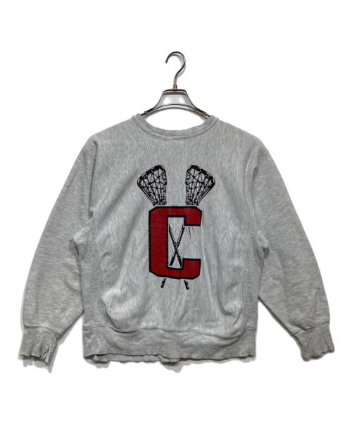 Champion（チャンピオン）Champion (チャンピオン) 両面プリントリバースウィーブスウェット グレー サイズ:Lの古着・服飾アイテム