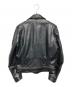 DIESEL (ディーゼル) カウレザーダブルライダースジャケット ブラック サイズ:M：25000円