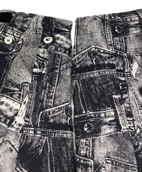 DIESEL SPORT（ディーゼルスポーツ）DIESEL SPORT (ディーゼルスポーツ) AUWT-REINHOLD-WT04 プルオーバージャケット　A113540BLAS ホワイト×ブラック サイズ:Lの古着・服飾アイテム
