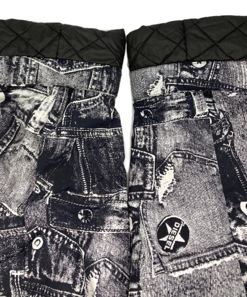 DIESEL SPORT（ディーゼルスポーツ）DIESEL SPORT (ディーゼルスポーツ) AUWT-REINHOLD-WT04 プルオーバージャケット　A113540BLAS ホワイト×ブラック サイズ:Lの古着・服飾アイテム