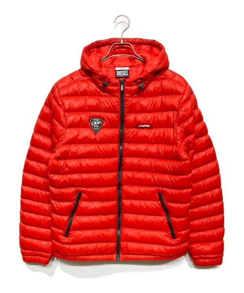 DIESEL SPORT（ディーゼルスポーツ）DIESEL SPORT (ディーゼルスポーツ) AMWT-KOOPU-HT26 ダウンジャケット レッド サイズ:Mの古着・服飾アイテム