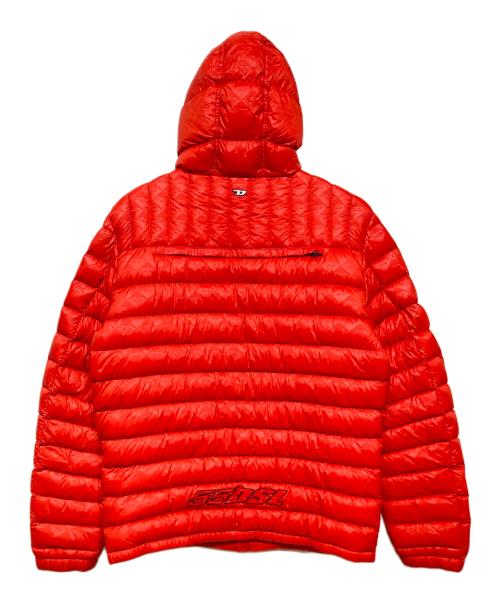 DIESEL SPORT（ディーゼルスポーツ）DIESEL SPORT (ディーゼルスポーツ) AMWT-KOOPU-HT26 ダウンジャケット レッド サイズ:Mの古着・服飾アイテム