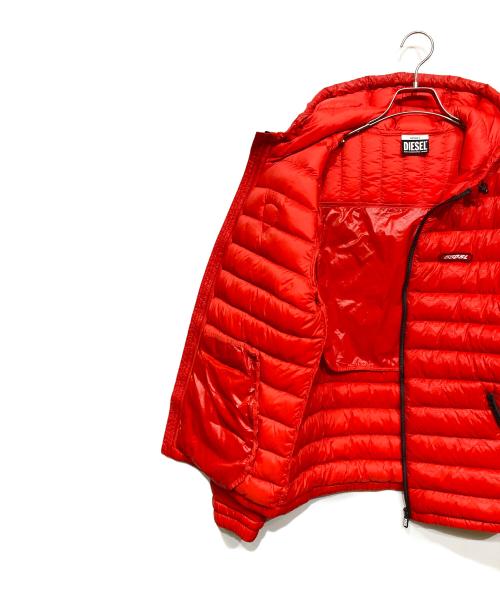 DIESEL SPORT（ディーゼルスポーツ）DIESEL SPORT (ディーゼルスポーツ) AMWT-KOOPU-HT26 ダウンジャケット レッド サイズ:Mの古着・服飾アイテム