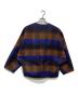 ebure (エブール) ニードルチェックショートコート　3810200136 ネイビー×ブラウン サイズ:M：30000円