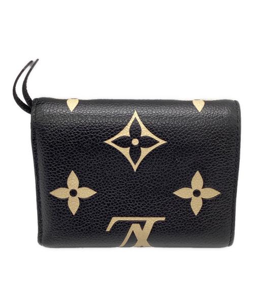 LOUIS VUITTON（ルイ ヴィトン）LOUIS VUITTON (ルイ ヴィトン) 3つ折り財布 ブラックの古着・服飾アイテム