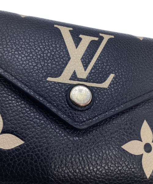 LOUIS VUITTON（ルイ ヴィトン）LOUIS VUITTON (ルイ ヴィトン) 3つ折り財布 ブラックの古着・服飾アイテム