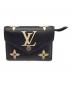 LOUIS VUITTON（ルイ ヴィトン）の古着「3つ折り財布」｜ブラック