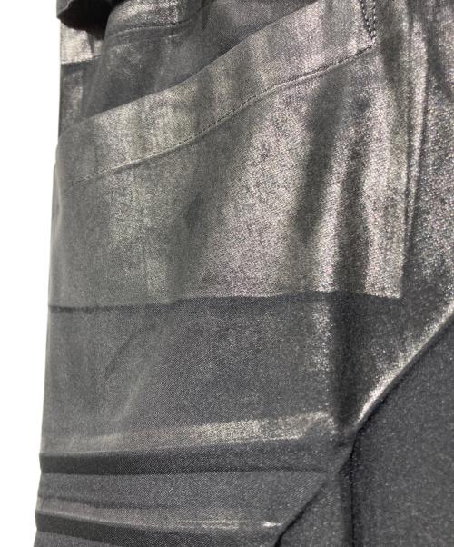 132 5. ISSEY MIYAKE（132 5. イッセイ ミヤケ）132 5. ISSEY MIYAKE (132 5. イッセイ ミヤケ) コーティングプリーツデザインパンツ　IL41FF912 ブラック サイズ:3の古着・服飾アイテム