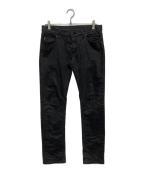 GUCCIグッチ）の古着「デニムパンツ　195139 XZ112」｜ブラック