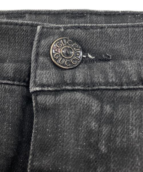 GUCCI（グッチ）GUCCI (グッチ) デニムパンツ　195139 XZ112 ブラック サイズ:48の古着・服飾アイテム
