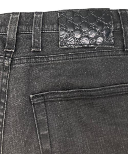 GUCCI（グッチ）GUCCI (グッチ) デニムパンツ　195139 XZ112 ブラック サイズ:48の古着・服飾アイテム