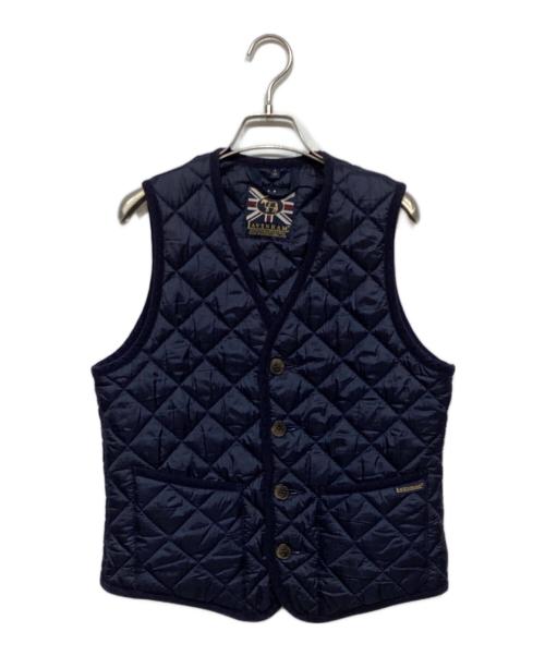 LAVENHAM（ラベンハム）LAVENHAM (ラベンハム) キルティングベスト　LVH-18-BP ネイビー サイズ:Sの古着・服飾アイテム