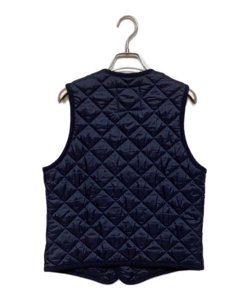 LAVENHAM（ラベンハム）LAVENHAM (ラベンハム) キルティングベスト　LVH-18-BP ネイビー サイズ:Sの古着・服飾アイテム