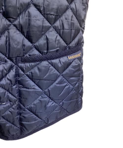 LAVENHAM（ラベンハム）LAVENHAM (ラベンハム) キルティングベスト　LVH-18-BP ネイビー サイズ:Sの古着・服飾アイテム